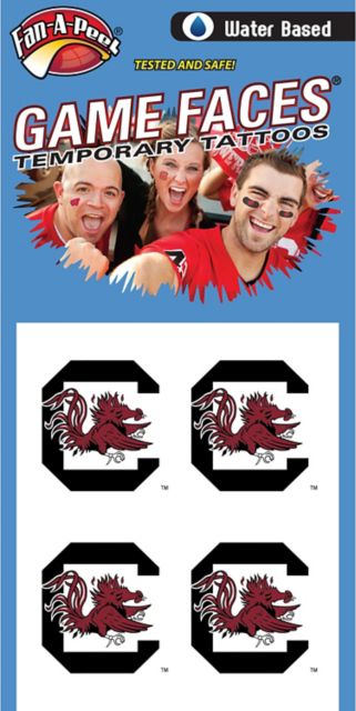 University of South Carolina Tattoo - 4 Pack
