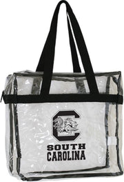 University of South Carolina 12 x 12 x 6 Clear Gameday Tote Bag