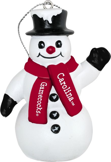 University of South Carolina Gamecocks Snowman Ornament