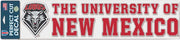 University of New Mexico 4x17 Decal