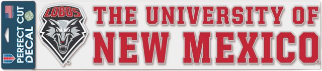University of New Mexico 4x17 Decal