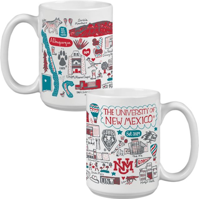 University of New Mexico Julia Gash 15 oz. Mug