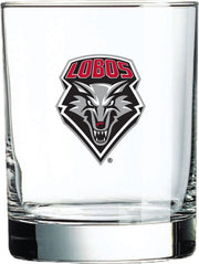 University of New Mexico Lobos Double Old Fashioned 14 oz. Glass