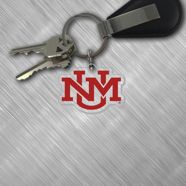 University of New Mexico Acrylic Laser Cut Keychain