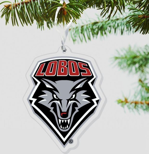 University of New Mexico Lobos 3 x 4 Ornament