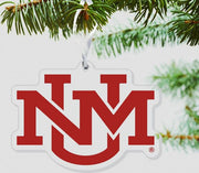 University of New Mexico 3'' x 4'' Etched Plexiglass Ornament