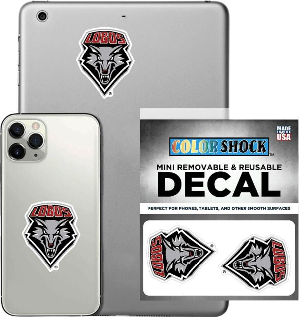 University of New Mexico Removable Mini Sugar Skull Decal