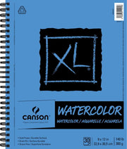 XL WATERCOLOR PAD 9X12 WIREBOUND 30 SHEETS