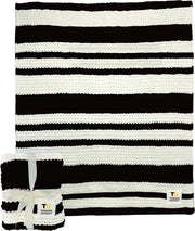 Towson University 50" x 60" Cable Knit Throw Blanket