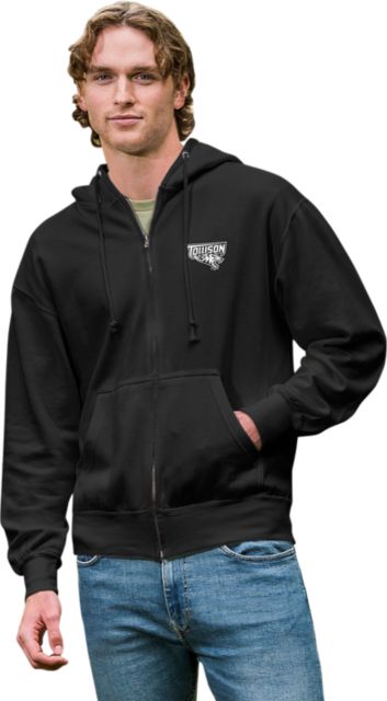 Towson University Tigers Full Zip Hooded Sweatshirt