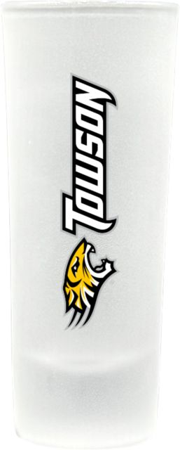 Towson University Frosted Collector's Glass