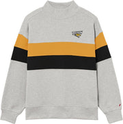 Towson University Tigers Women's Stripe Mockneck Sweatshirt