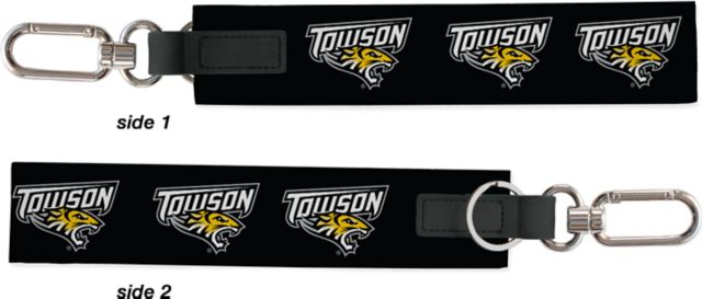 Towson University Carabiner Strap Keychain