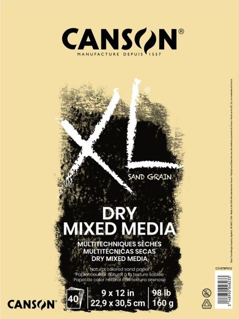XL SAND GRAIN MIX MEDIA  PAD 9X12 NATURAL
