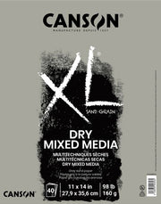 XL SAND GRAIN MIX MEDIA  PAD 11X14 GREY