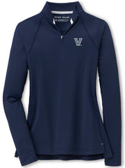 Villanova Wildcats Peter Millar Women's Perth Raglan Quarter Zip