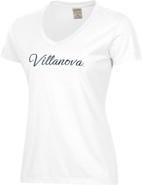 Villanova Wildcats Women's V-Neck Short Sleeve T-Shirt