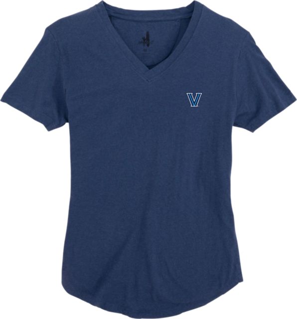 Villanova Wildcats Women's Meredith V-Neck Short Sleeve T-Shirt