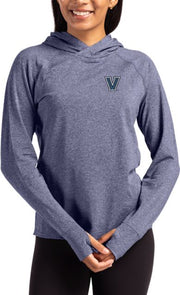 Villanova Wildcats Adapt Knit Women's Heathered Hooded Pullover 