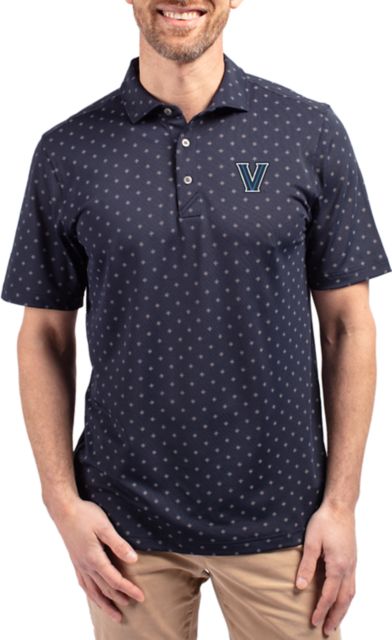 Villanova Wildcats Cutter & Buck Virtue Eco Pique Tile Print Polo