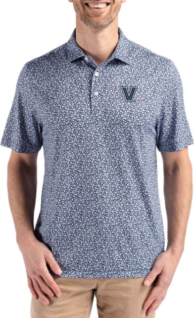 Villanova Wildcats Cutter & Buck Pike Eco Flora Print Polo