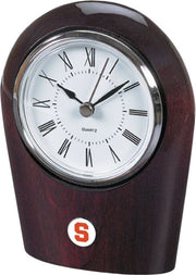Syracuse Orange CSI Palm Desk Clock With Colored Medallian
