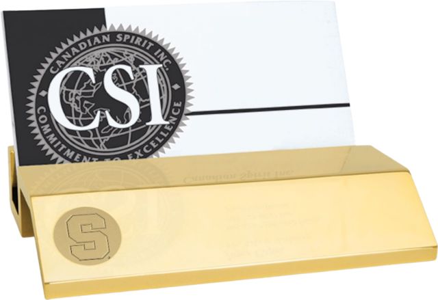 Syracuse Orange Gold Business Card Holder