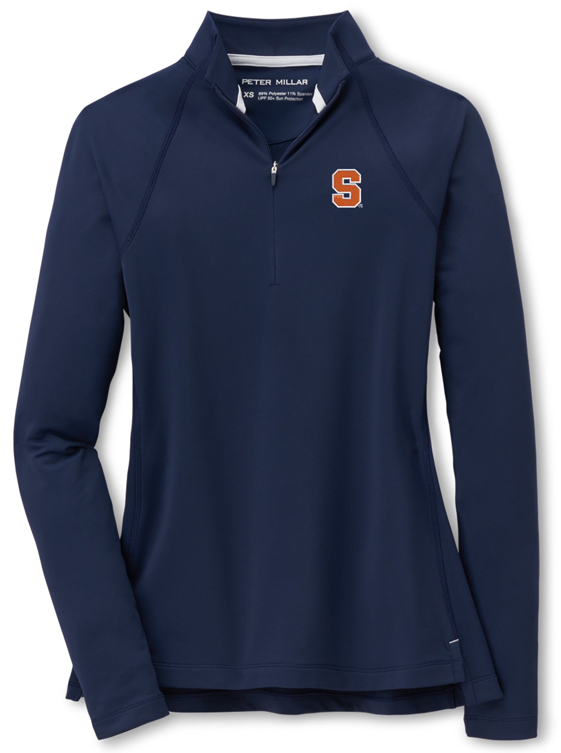 Syracuse Orange Peter Millar Women's Perth Raglan Quarter Zip