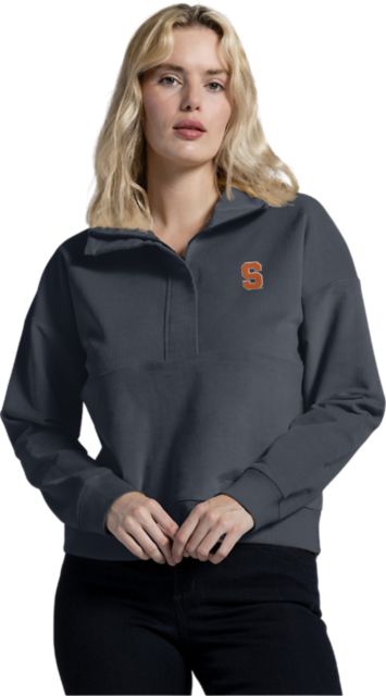 Syracuse Orange Women's Stretch Corded 1/2 Zip