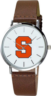 Syracuse Orange 40mm Men's Leather Watch