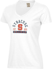 Syracuse Orange Women's V-Neck Short Sleeve T-Shirt