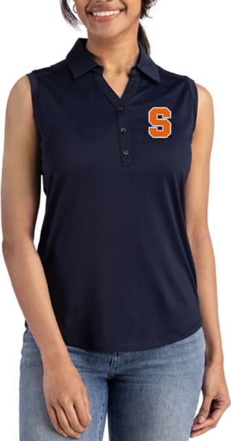 Syracuse Orange Cutter & Buck Women's Forge Eco Stretch Sleeveless Polo