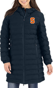 Syracuse Orange Mission Ridge Repreve Eco Insulated Women's Long Puffer Jacket 