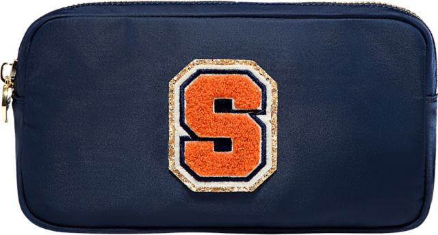 Sapphire Small Pouch with Syracuse University Patch