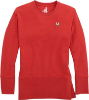 W BRITTANY CREW 2C/RED/XS/.