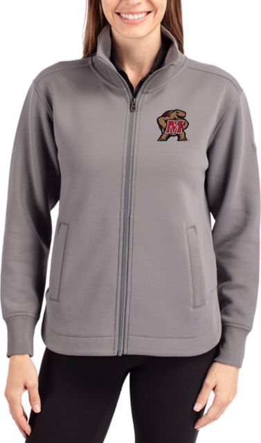 Maryland Terrapins Cutter & Buck Women's Roam Eco Full-Zip Jacket