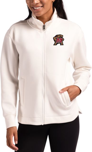 Maryland Terrapins Cutter & Buck Women's Roam Eco Full-Zip Jacket