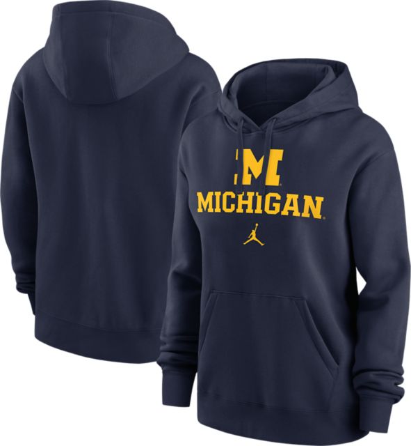 Michigan Wolverines Nike Women's Club Hooded Sweatshirt