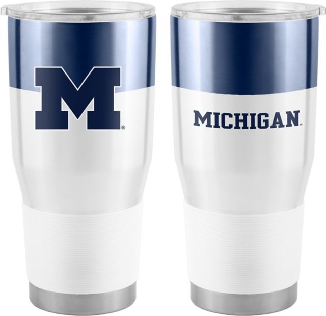 Michigan 30 oz Colorblock Stainless Tumbler - ONLINE ONLY