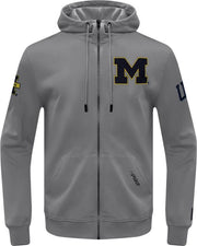 Michigan Wolverines Full-Zip Hooded Sweatshirt