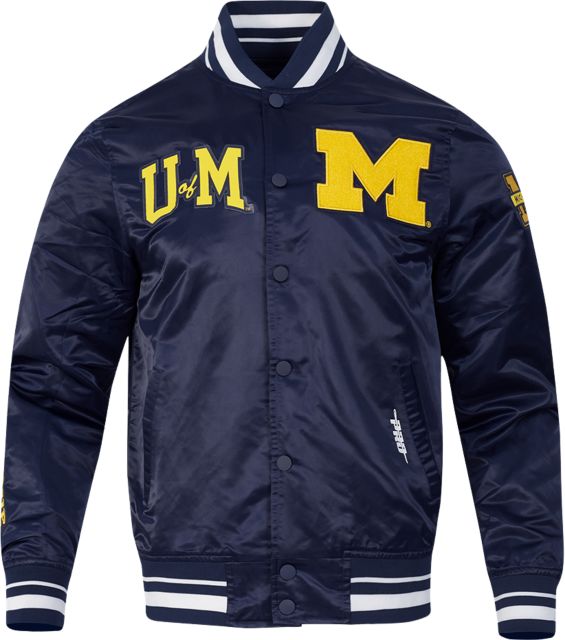 Michigan Wolverines Satin Jacket