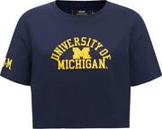 Michigan Wolverines Women's Boxy Short Sleeve T-Shirt