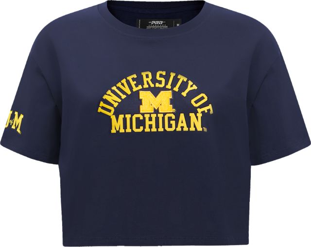Michigan Wolverines Women's Boxy Short Sleeve T-Shirt