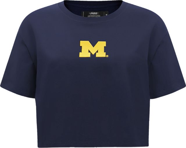 Michigan Wolverines Women's Boxy Short Sleeve T-Shirt