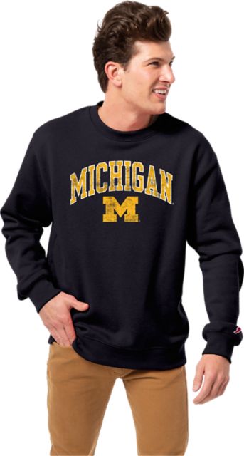 Michigan Wolverines League Essentials Crewneck Sweatshirt