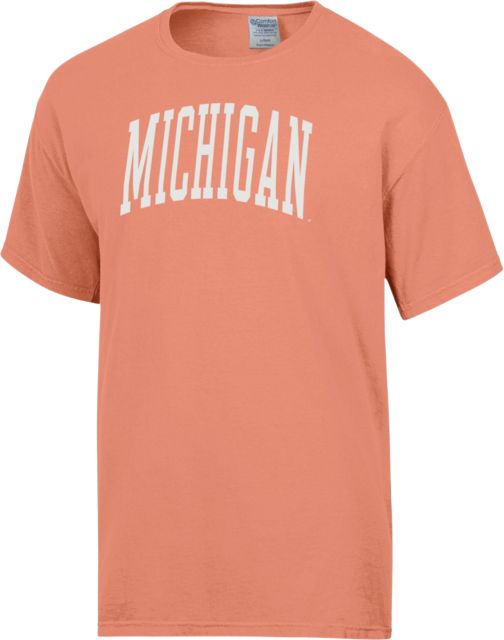 Michigan Wolverines Garment Dyed Short Sleeve T-Shirt - ONLINE ONLY