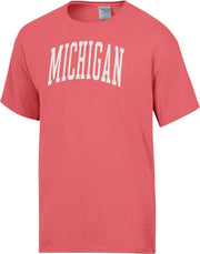 Michigan Wolverines Garment Dyed Short Sleeve T-Shirt - ONLINE ONLY