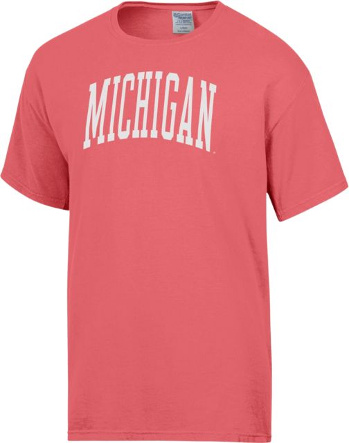 Michigan Wolverines Garment Dyed Short Sleeve T-Shirt - ONLINE ONLY