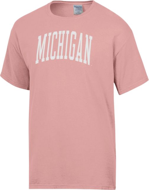 Michigan Wolverines Garment Dyed Short Sleeve T-Shirt - ONLINE ONLY