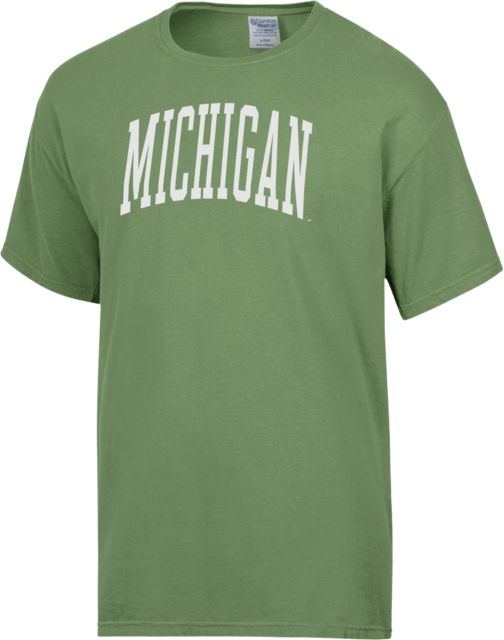 Michigan Wolverines Garment Dyed Short Sleeve T-Shirt - ONLINE ONLY